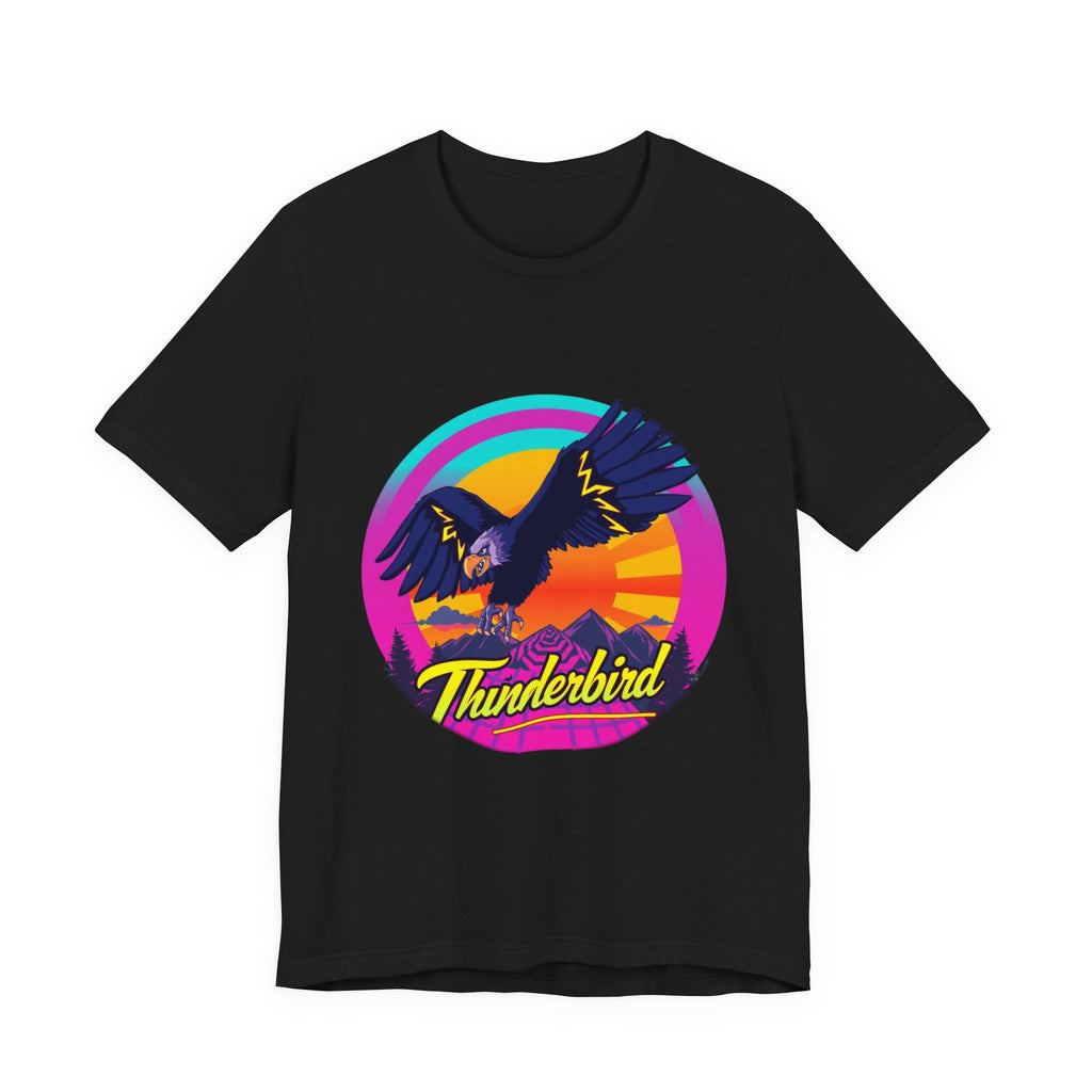 Thunderbird Synthwave T-Shirt | Retro 80s Cryptid Tee