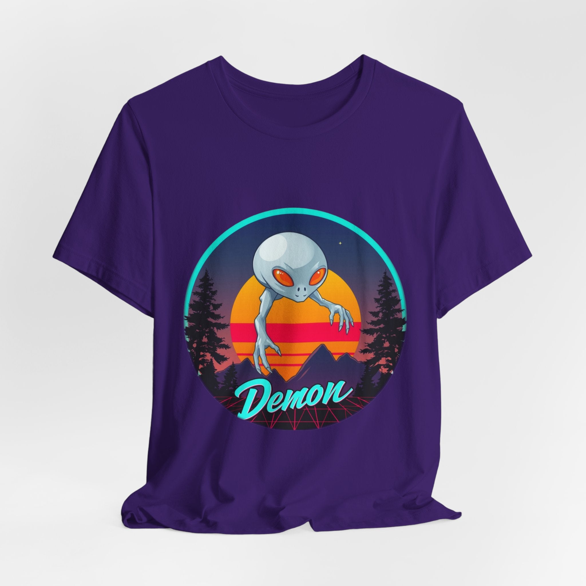 Dover Demon Synthwave T-Shirt | Retro 80s Cryptid Tee