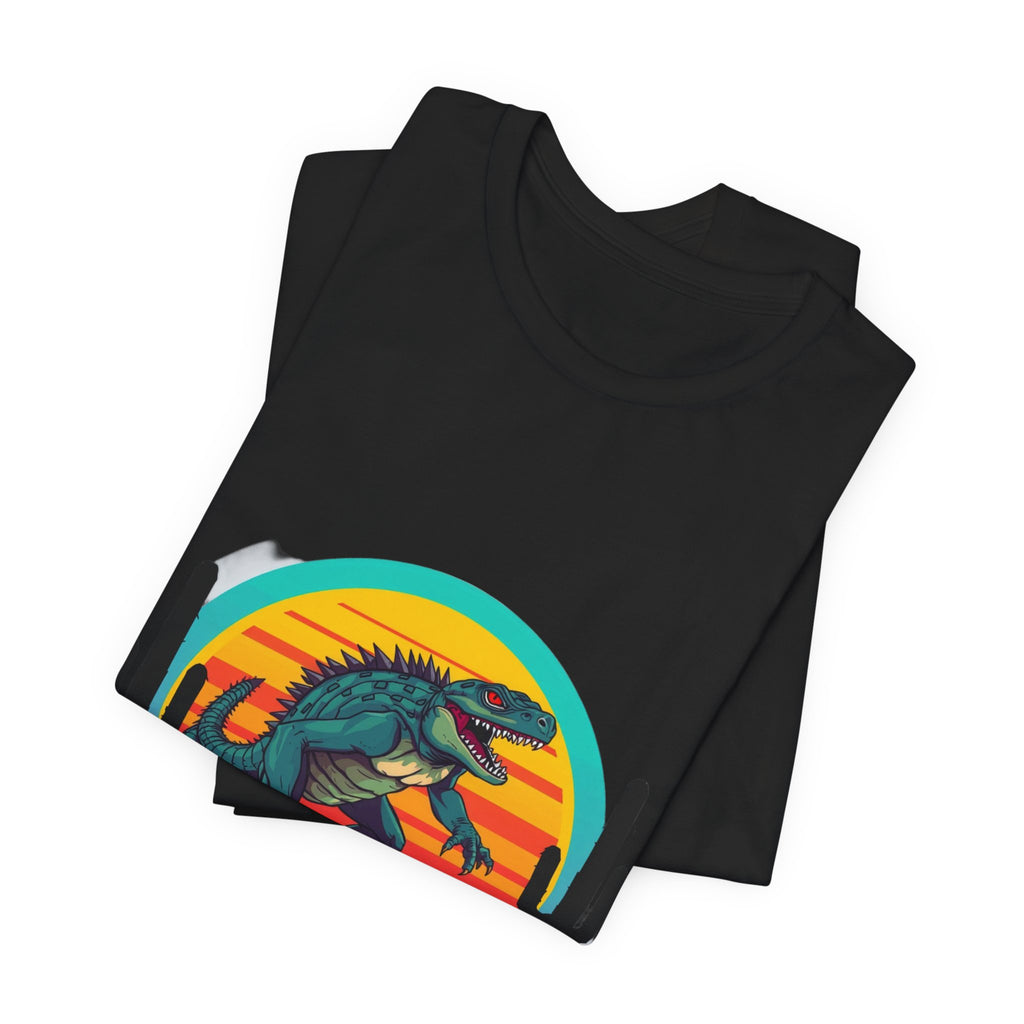 Chupacabra Synthwave T-Shirt | Retro 80s Cryptid Tee