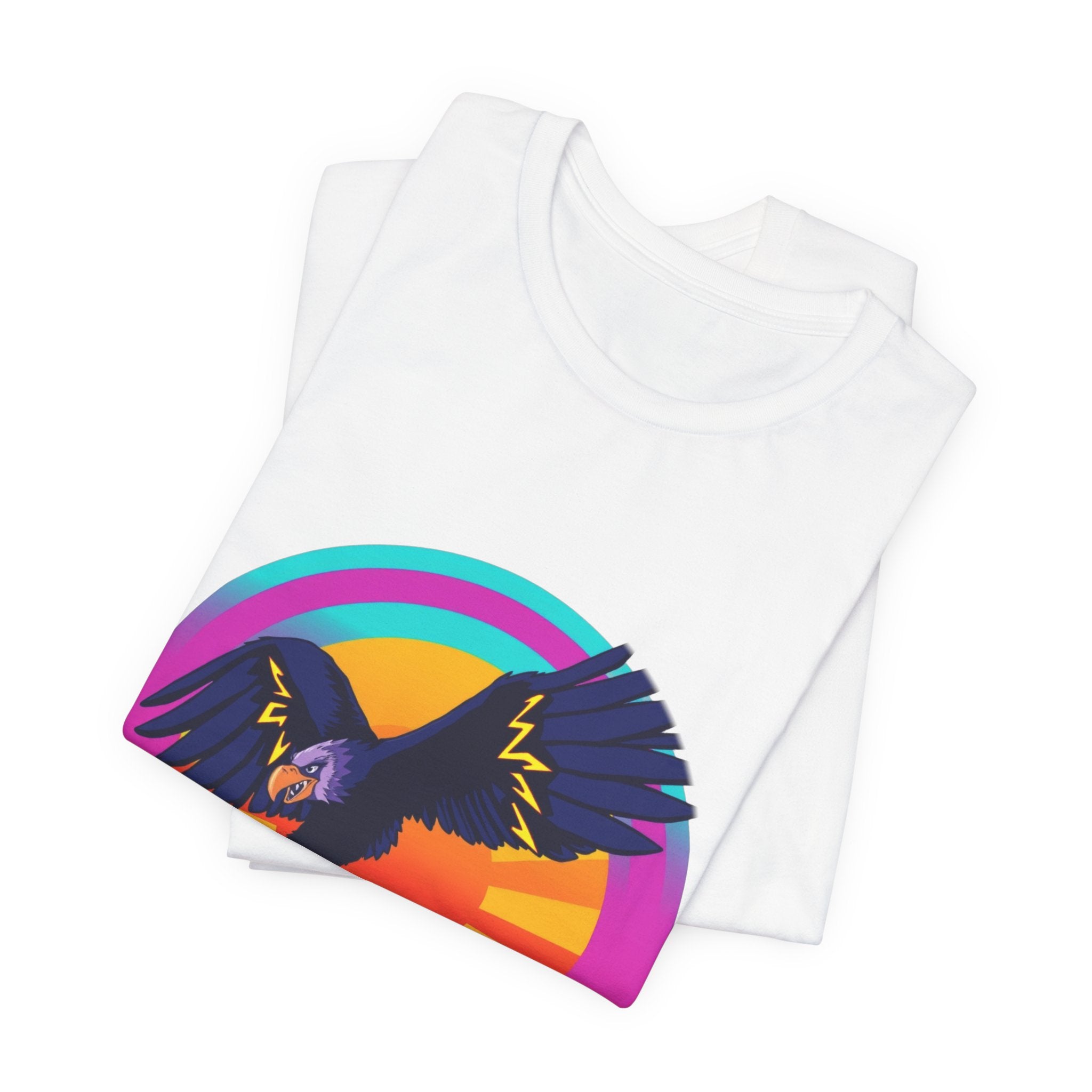 Thunderbird Synthwave T-Shirt | Retro 80s Cryptid Tee