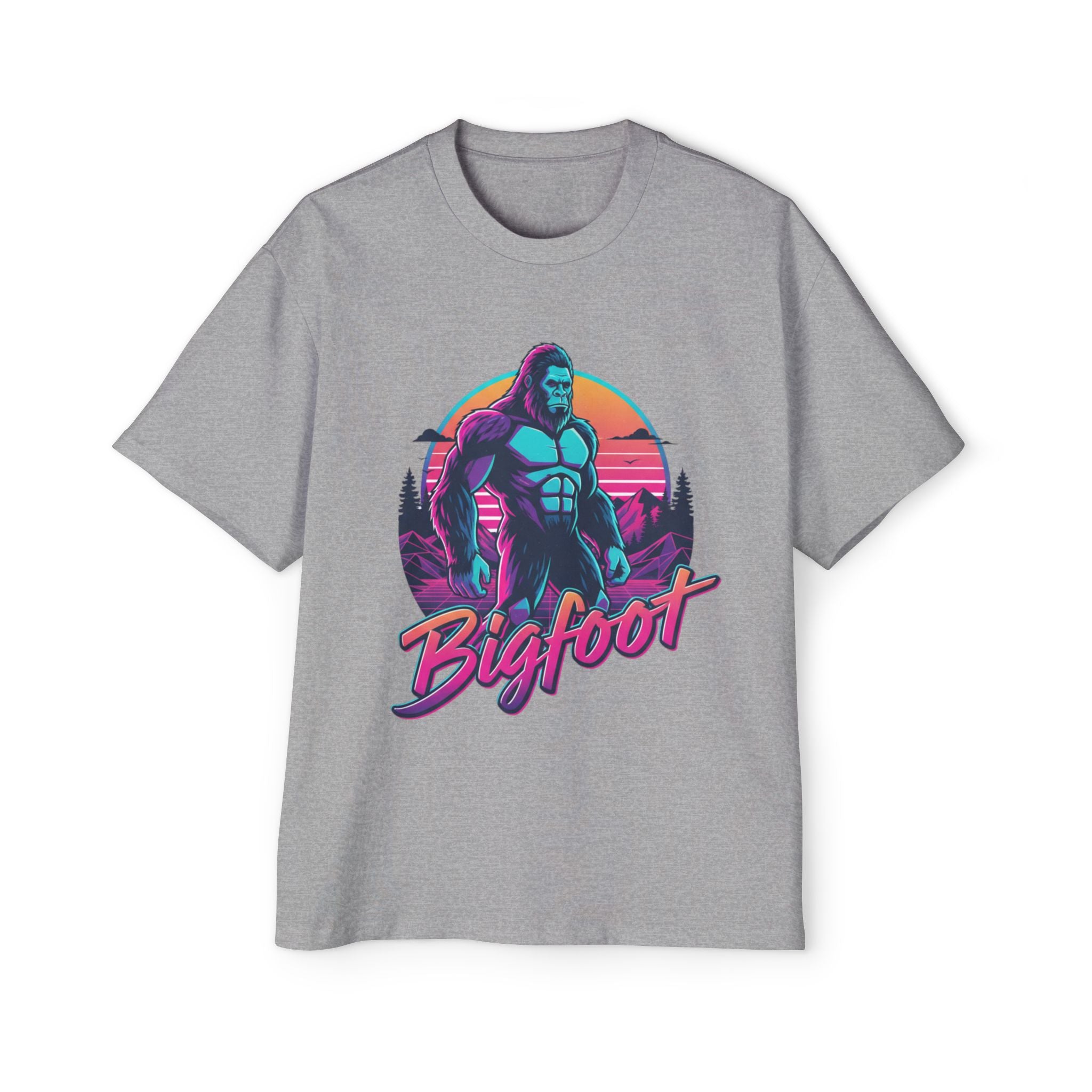 Bigfoot Retro Sunset T‑Shirt