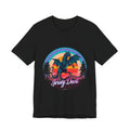 Jersey Devil Synthwave T-Shirt | Retro 80s Cryptid Tee