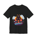 Goatman Synthwave T-Shirt | Retro 80s Cryptid Tee