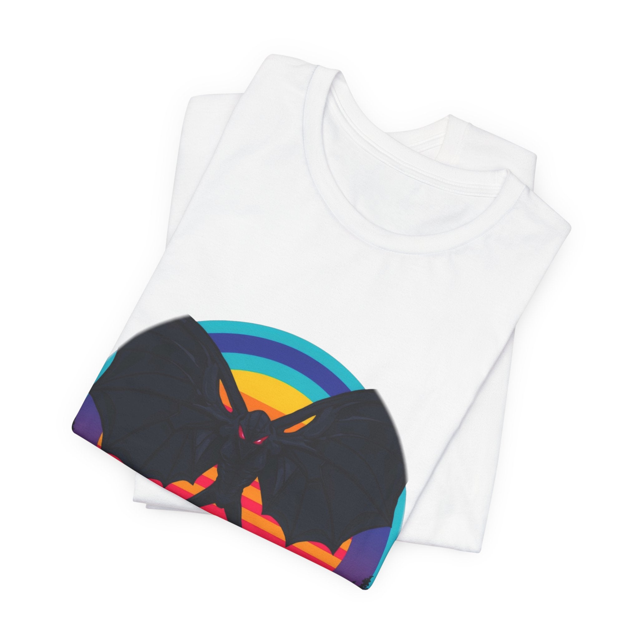 Mothman Synthwave T-Shirt | Retro 80s Cryptid Tee