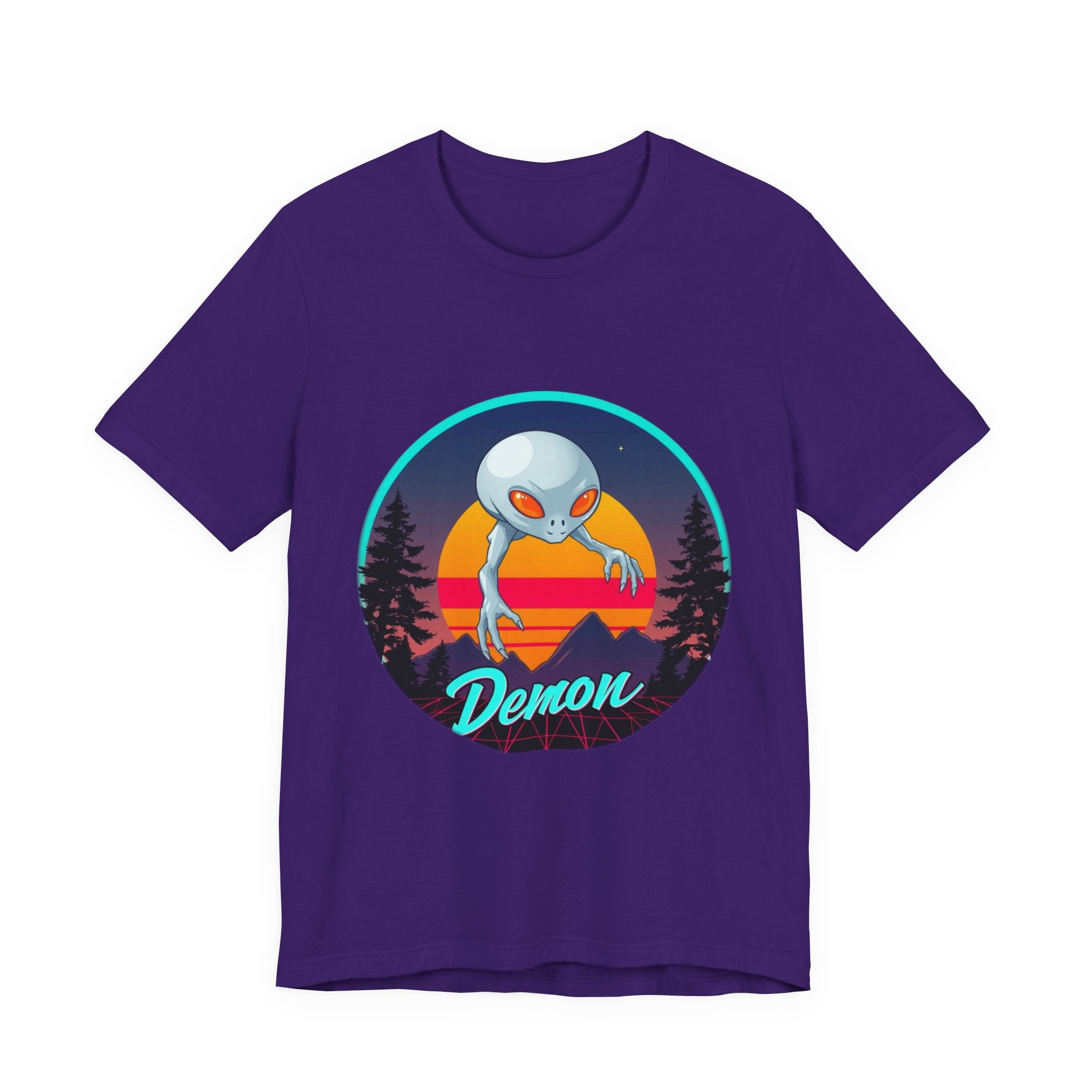 Dover Demon Synthwave T-Shirt | Retro 80s Cryptid Tee