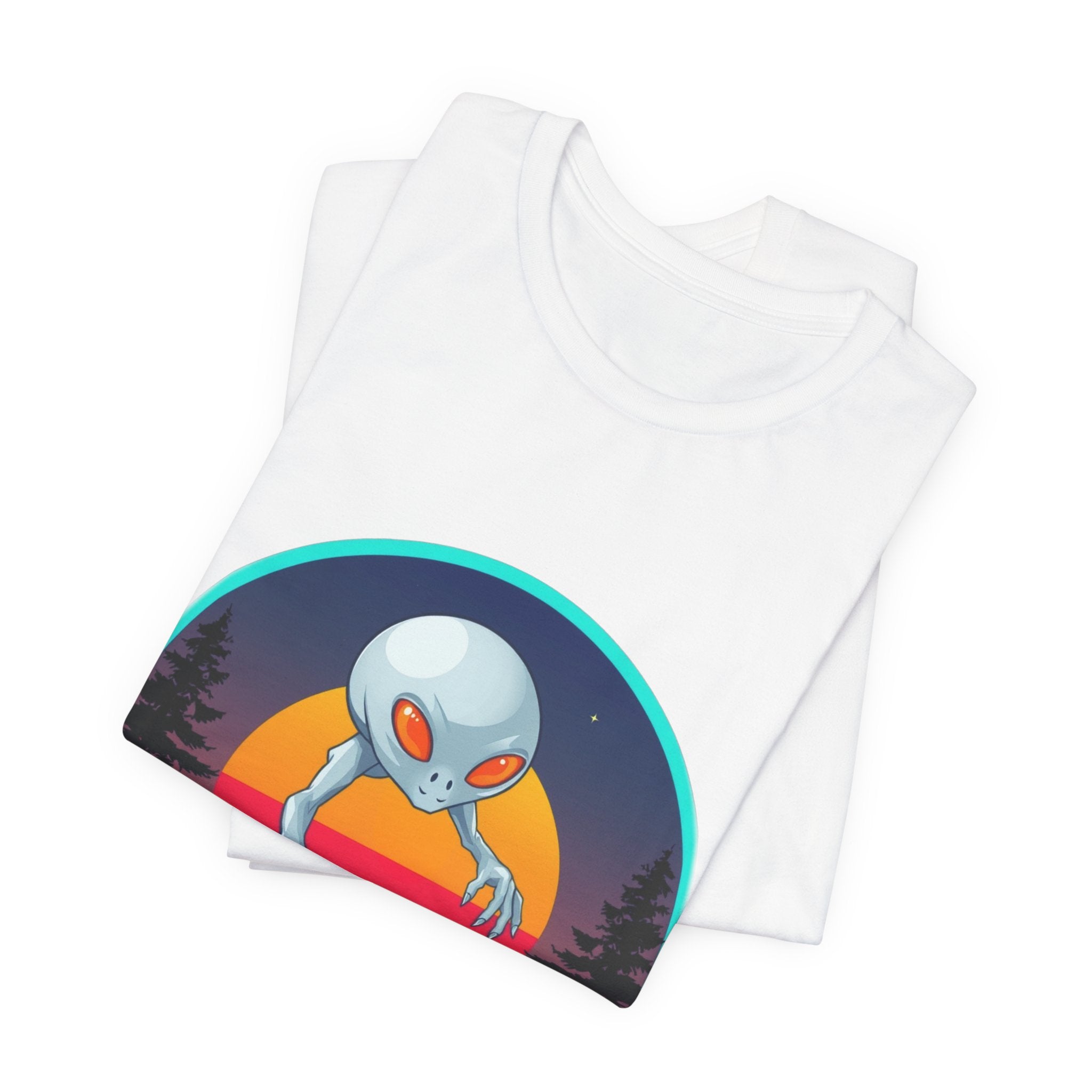 Dover Demon Synthwave T-Shirt | Retro 80s Cryptid Tee