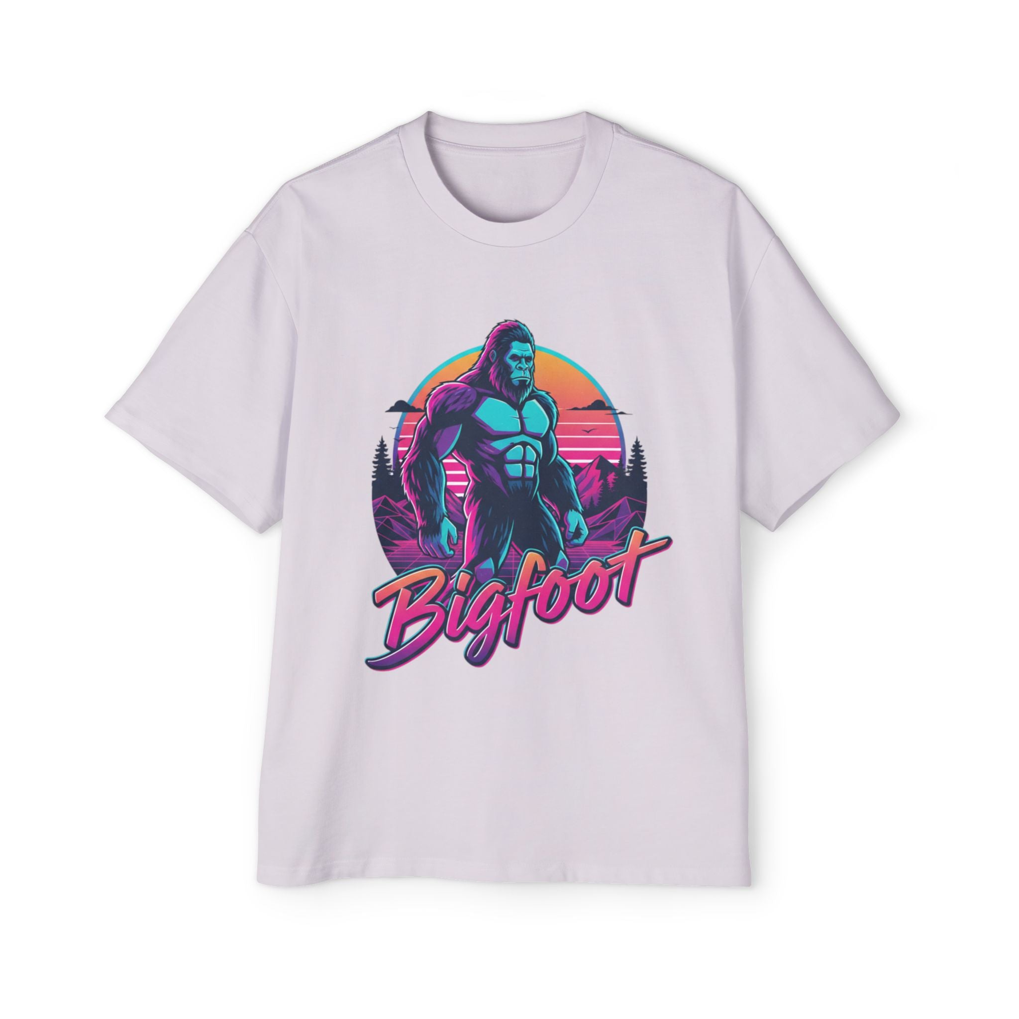 Bigfoot Retro Sunset T‑Shirt