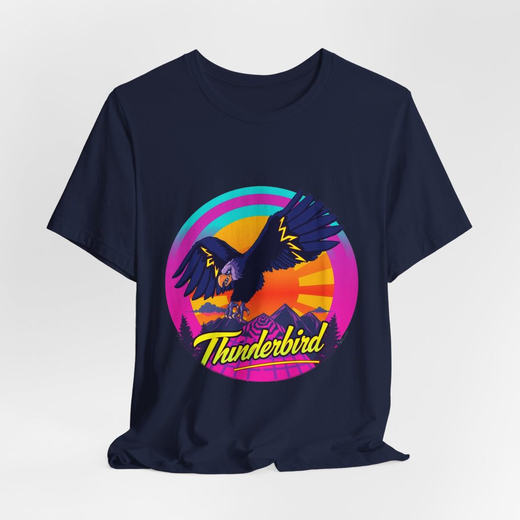 Thunderbird Synthwave T-Shirt | Retro 80s Cryptid Tee
