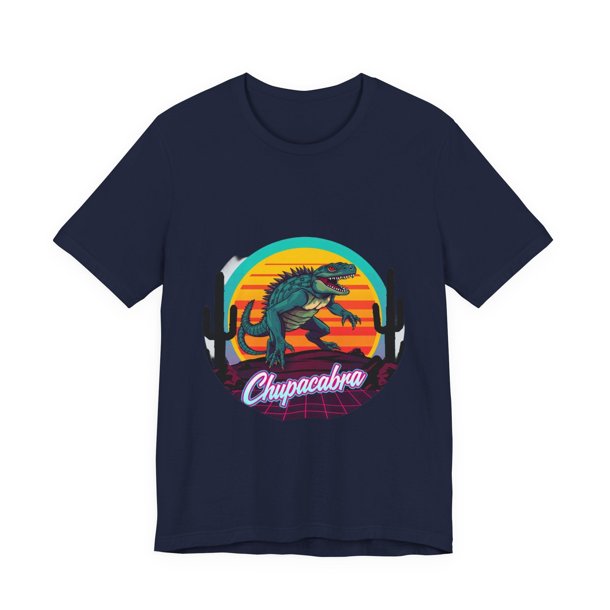 Chupacabra Synthwave T-Shirt | Retro 80s Cryptid Tee