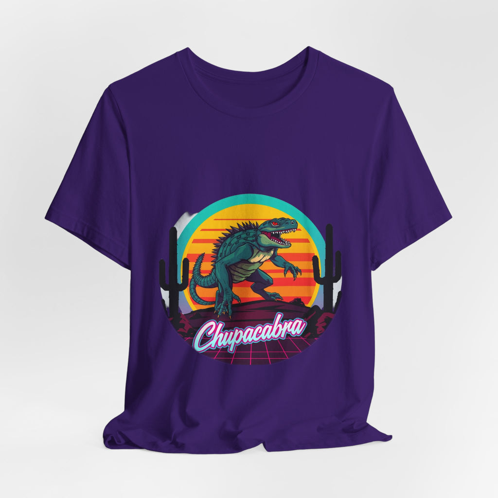 Chupacabra Synthwave T-Shirt | Retro 80s Cryptid Tee