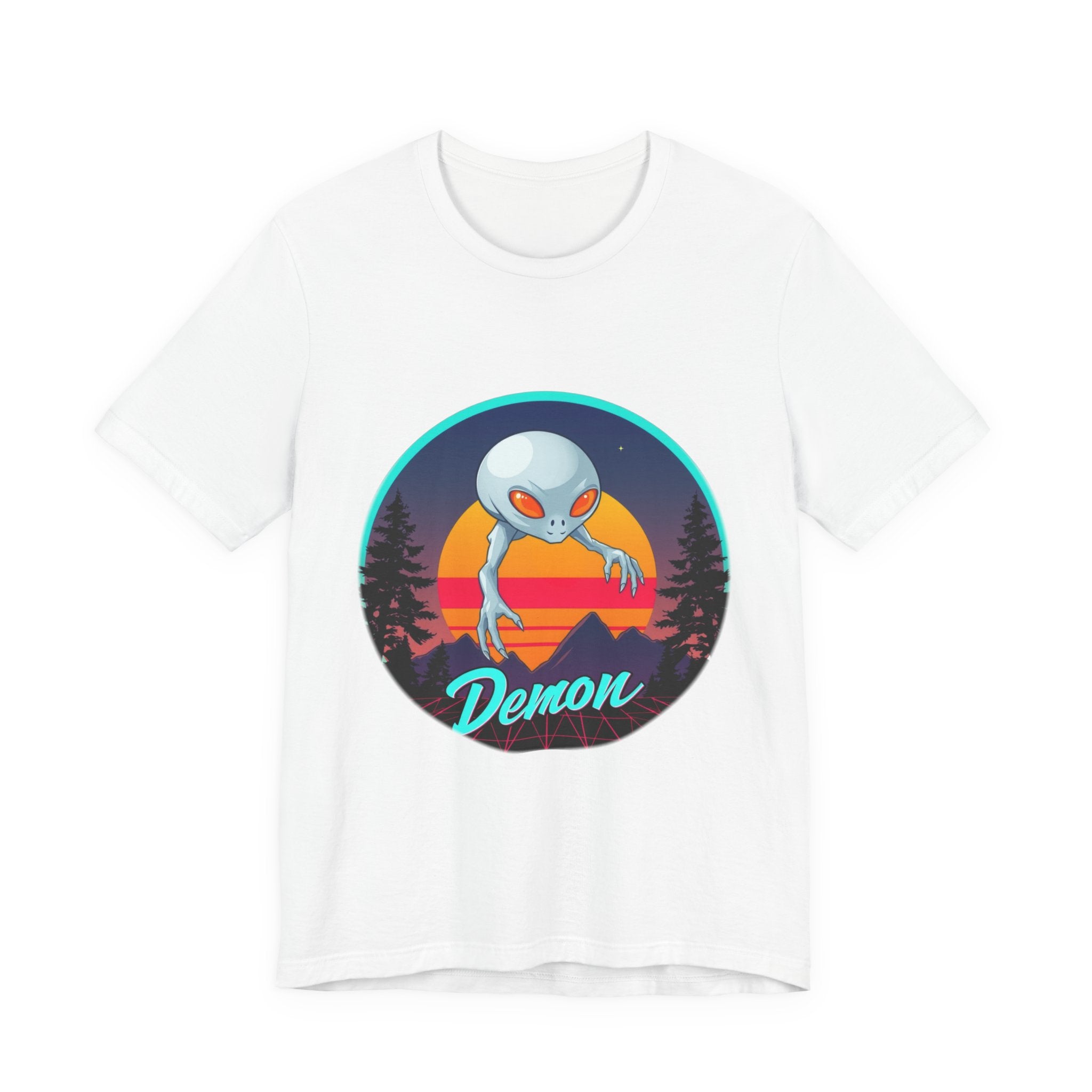 Dover Demon Synthwave T-Shirt | Retro 80s Cryptid Tee