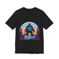 Bigfoot Synthwave T-Shirt | Retro 80s Cryptid Tee