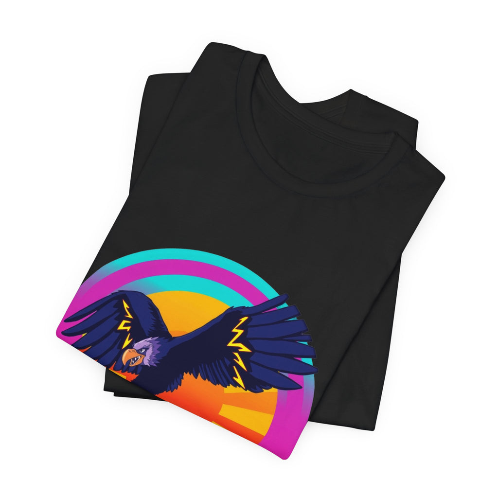 Thunderbird Synthwave T-Shirt | Retro 80s Cryptid Tee