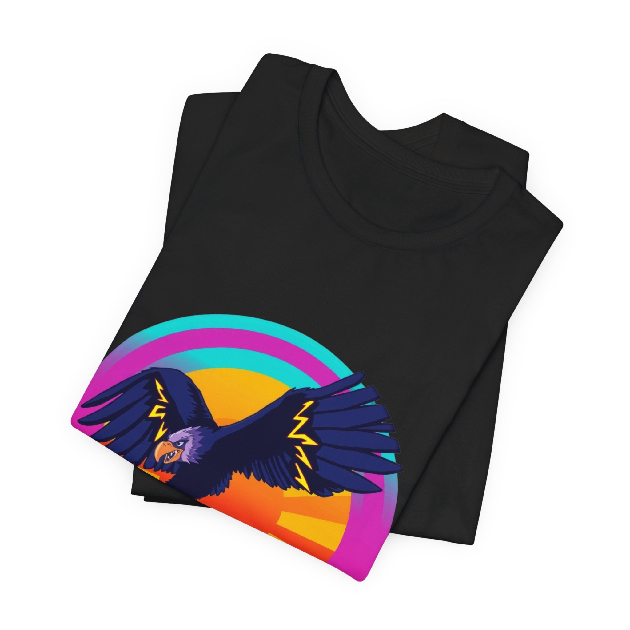 Thunderbird Synthwave T-Shirt | Retro 80s Cryptid Tee
