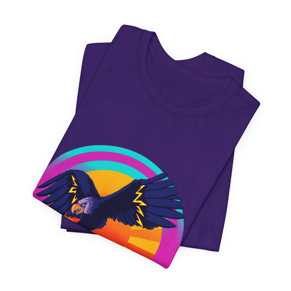 Thunderbird Synthwave T-Shirt | Retro 80s Cryptid Tee