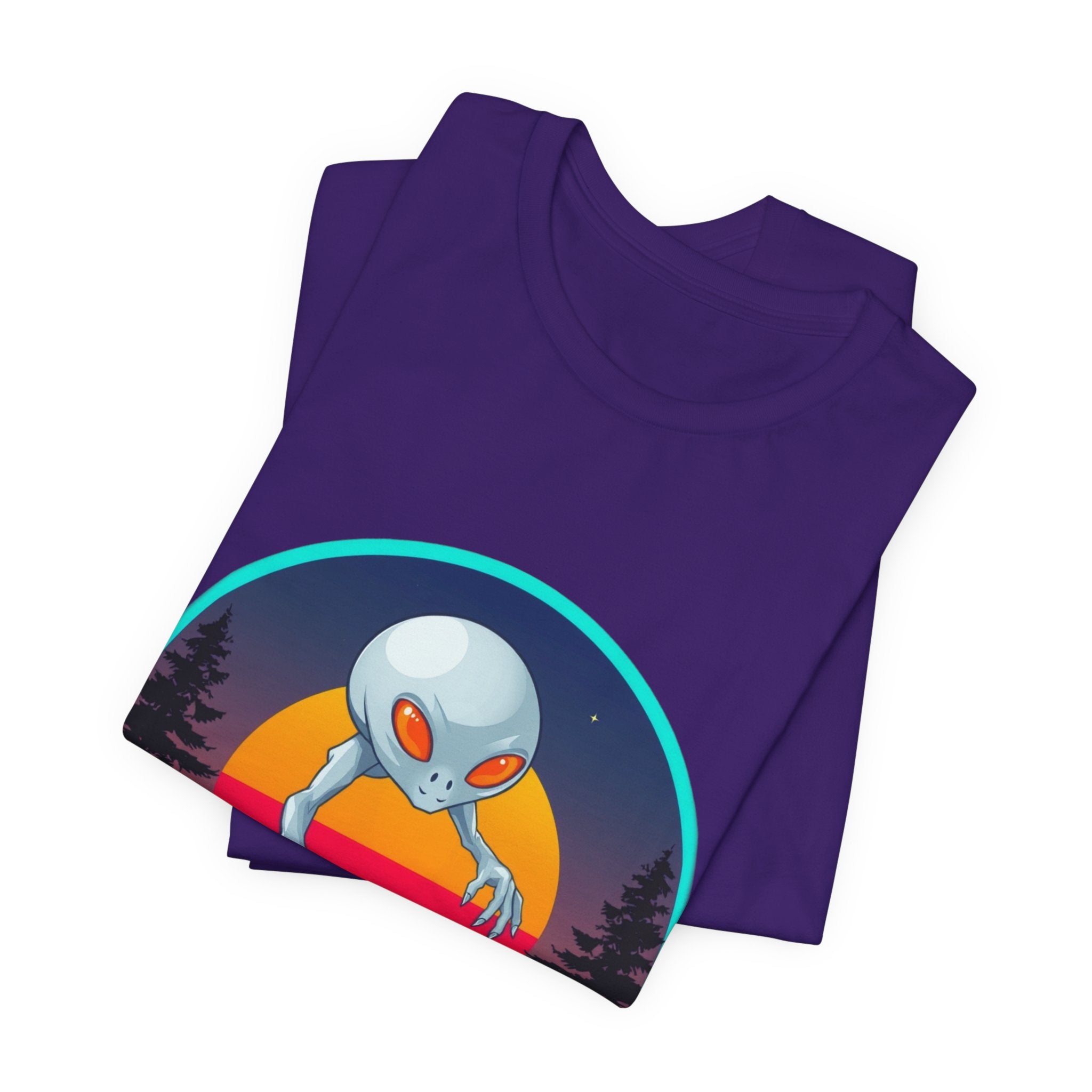 Dover Demon Synthwave T-Shirt | Retro 80s Cryptid Tee