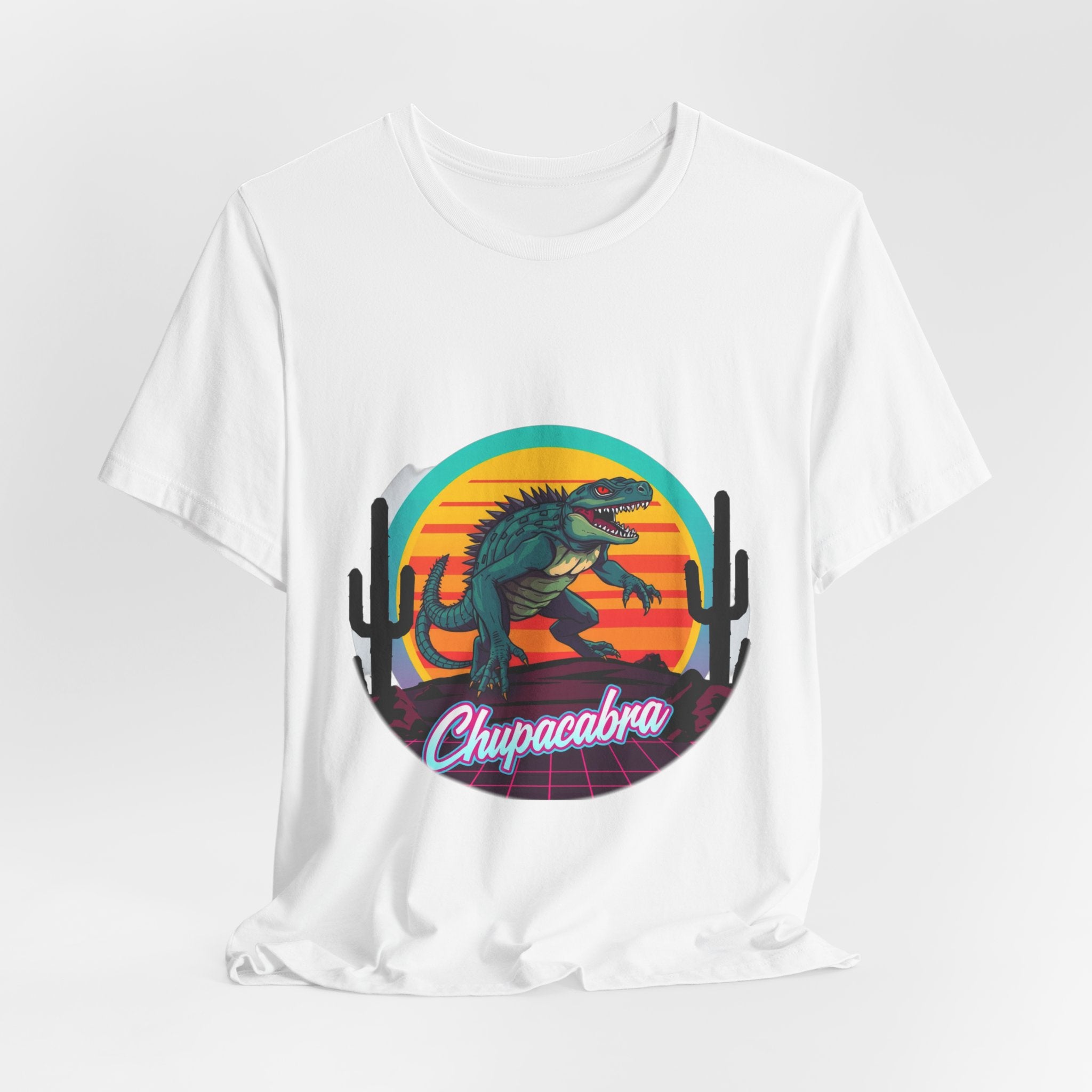 Chupacabra Synthwave T-Shirt | Retro 80s Cryptid Tee