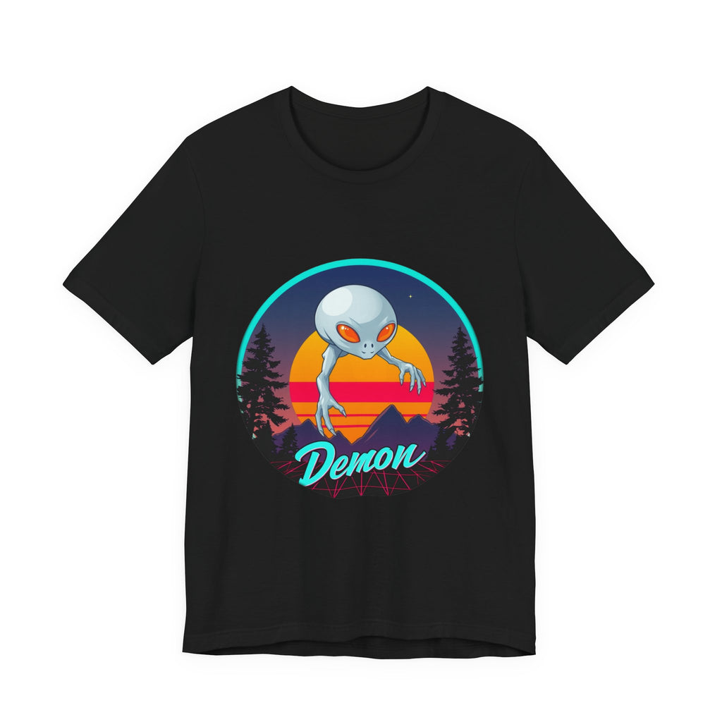 Dover Demon Synthwave T-Shirt | Retro 80s Cryptid Tee